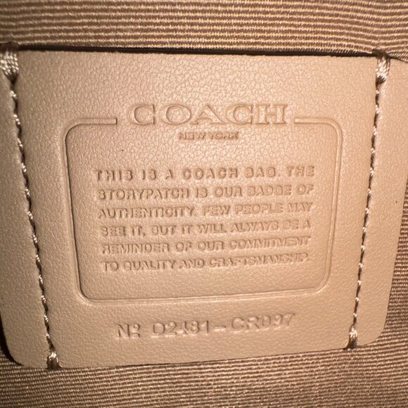 Coach Nina Small Tote - Daisy Yellow - Picture 7 of 8